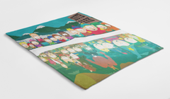 Cartoon South Park Poster Blanket