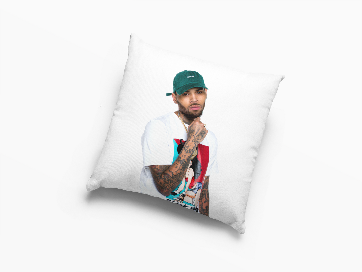 Chris Brown Tattoo Cushion Case / Pillow Case
