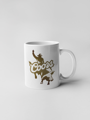 Coors Bullrider Logo Ceramic Coffee Mugs