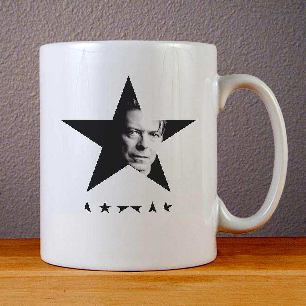 David Bowie Blackstar Album Ceramic Coffee Mugs