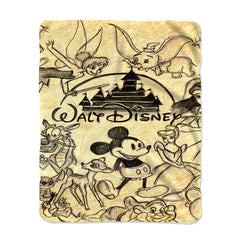 Disney Collage Vintage Blanket