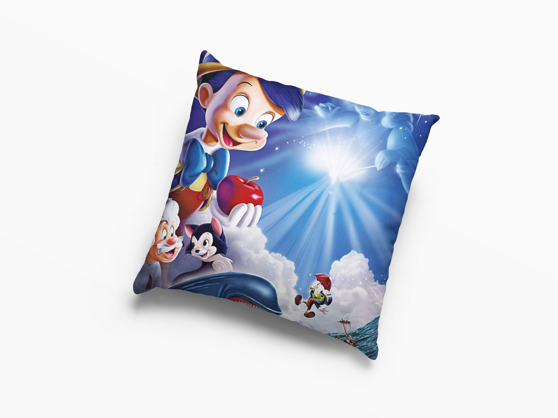 Disney Pinocchio Poster Cushion Case / Pillow Case
