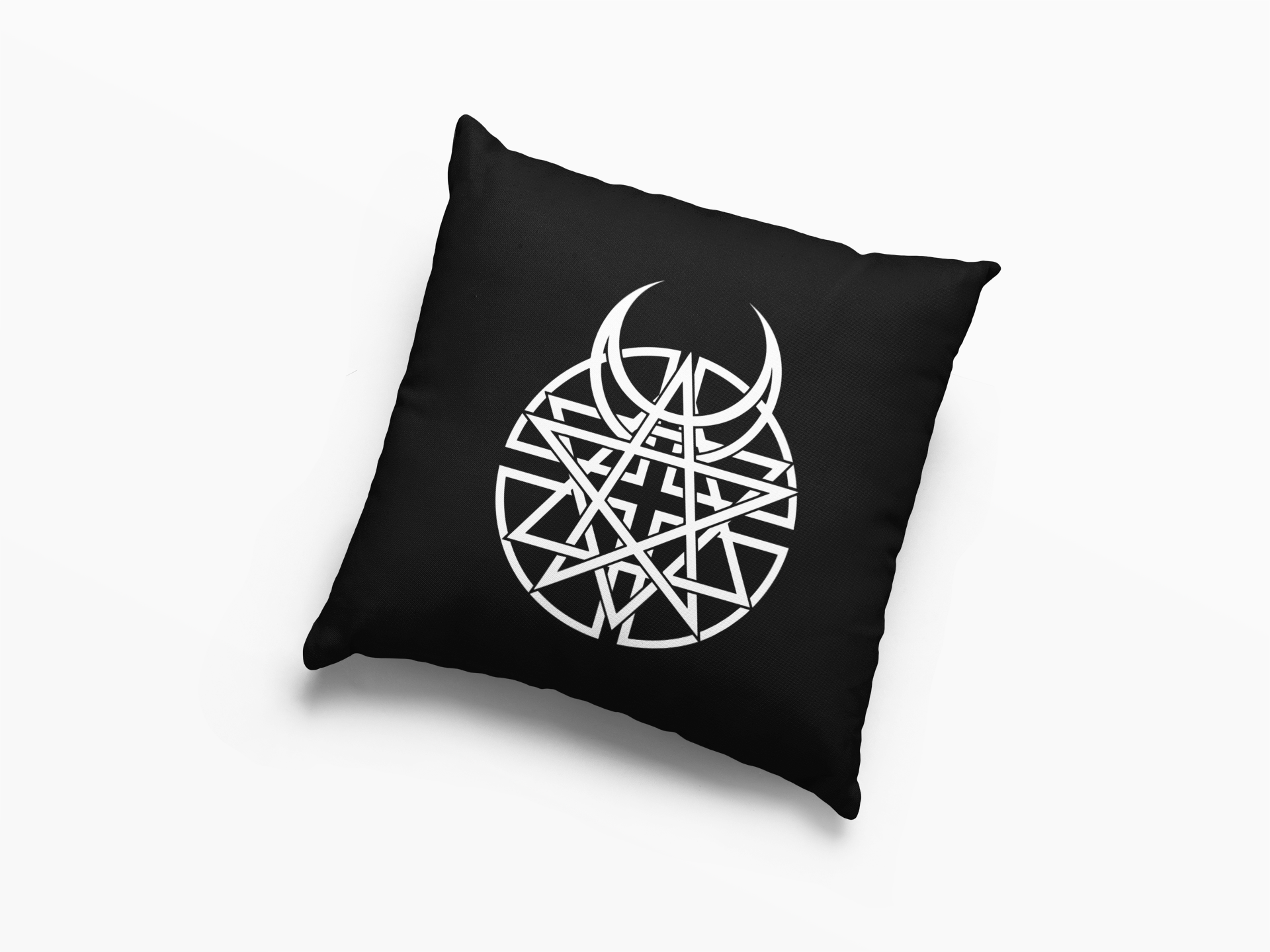 Disturbed Pentagram Logo Cushion Case / Pillow Case