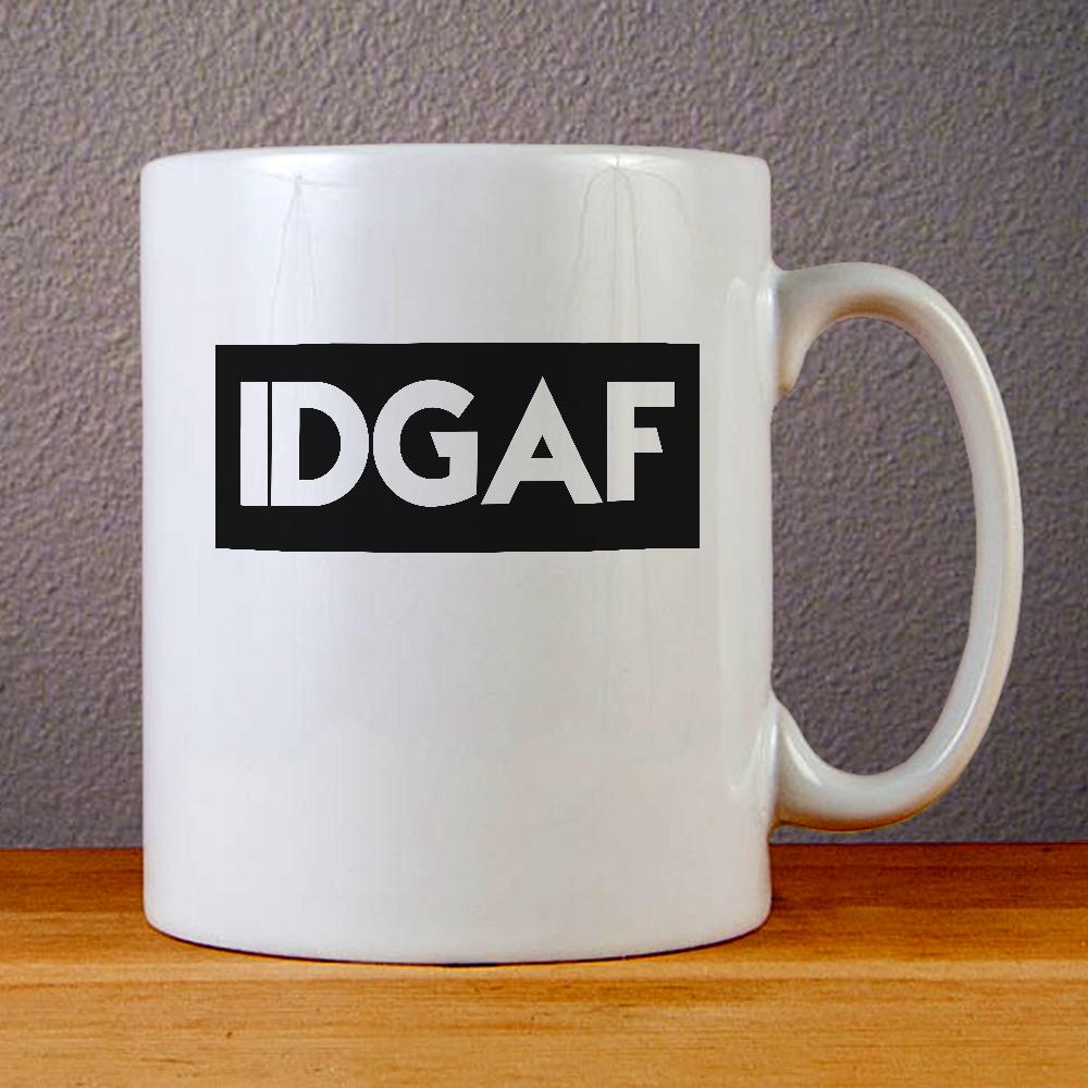Dua Lipa IDGAF Ceramic Coffee Mugs