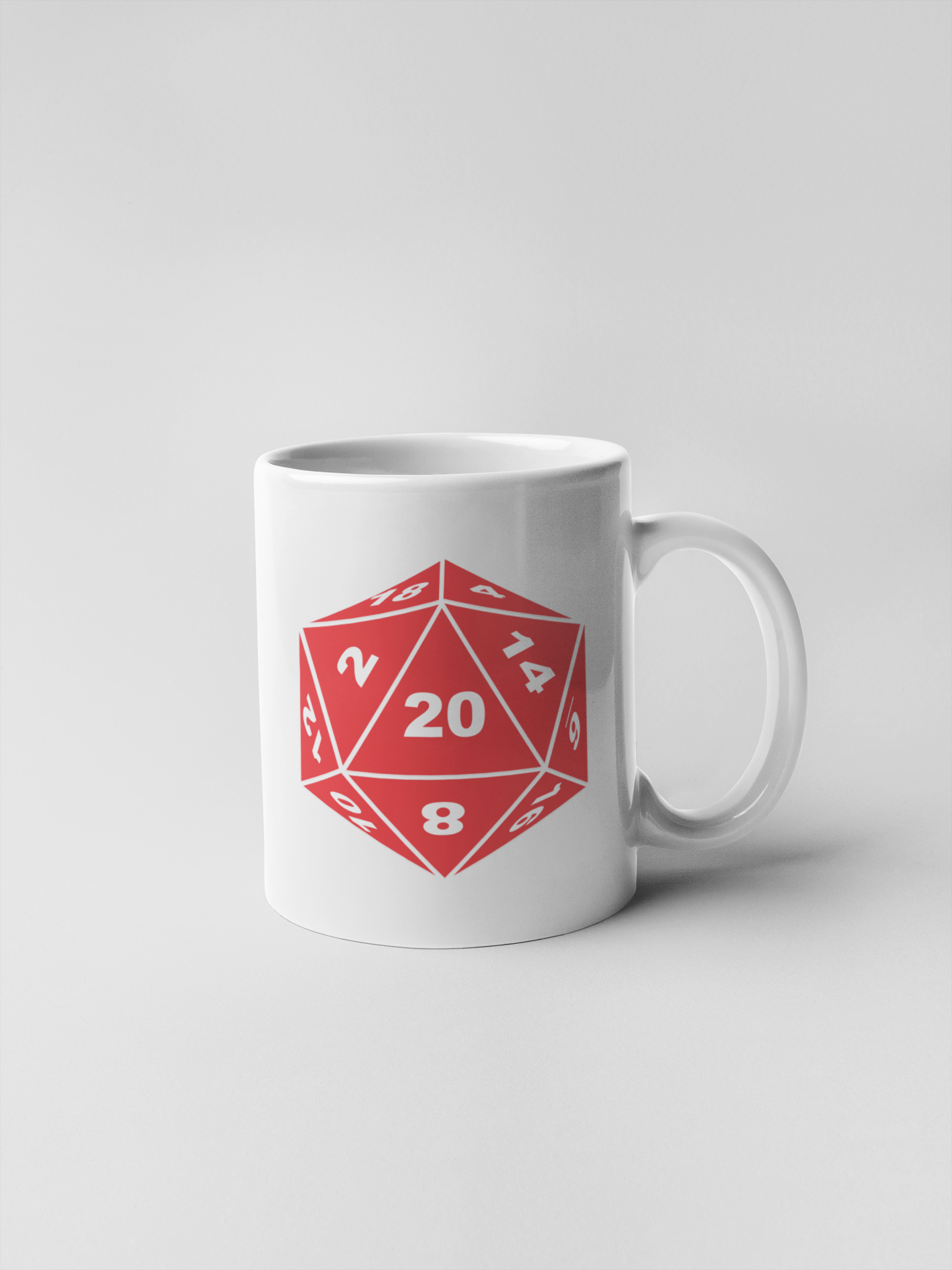 Dungeons and Dragons Dice Ceramic Coffee Mugs