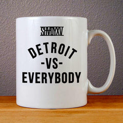 Eminem Shady, Detroit Vs Everybody Ceramic Coffee Mugs
