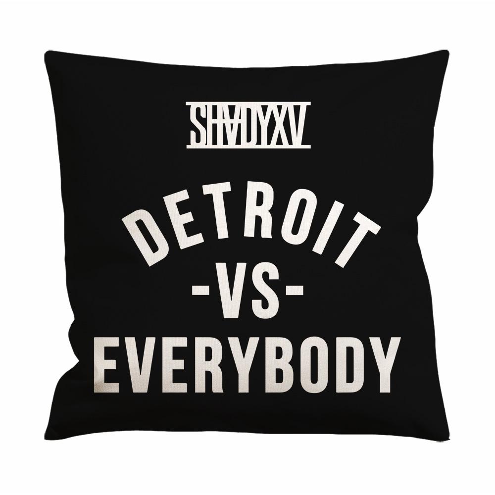 Eminem Shady Detroit vs Everybody Cushion Case / Pillow Case
