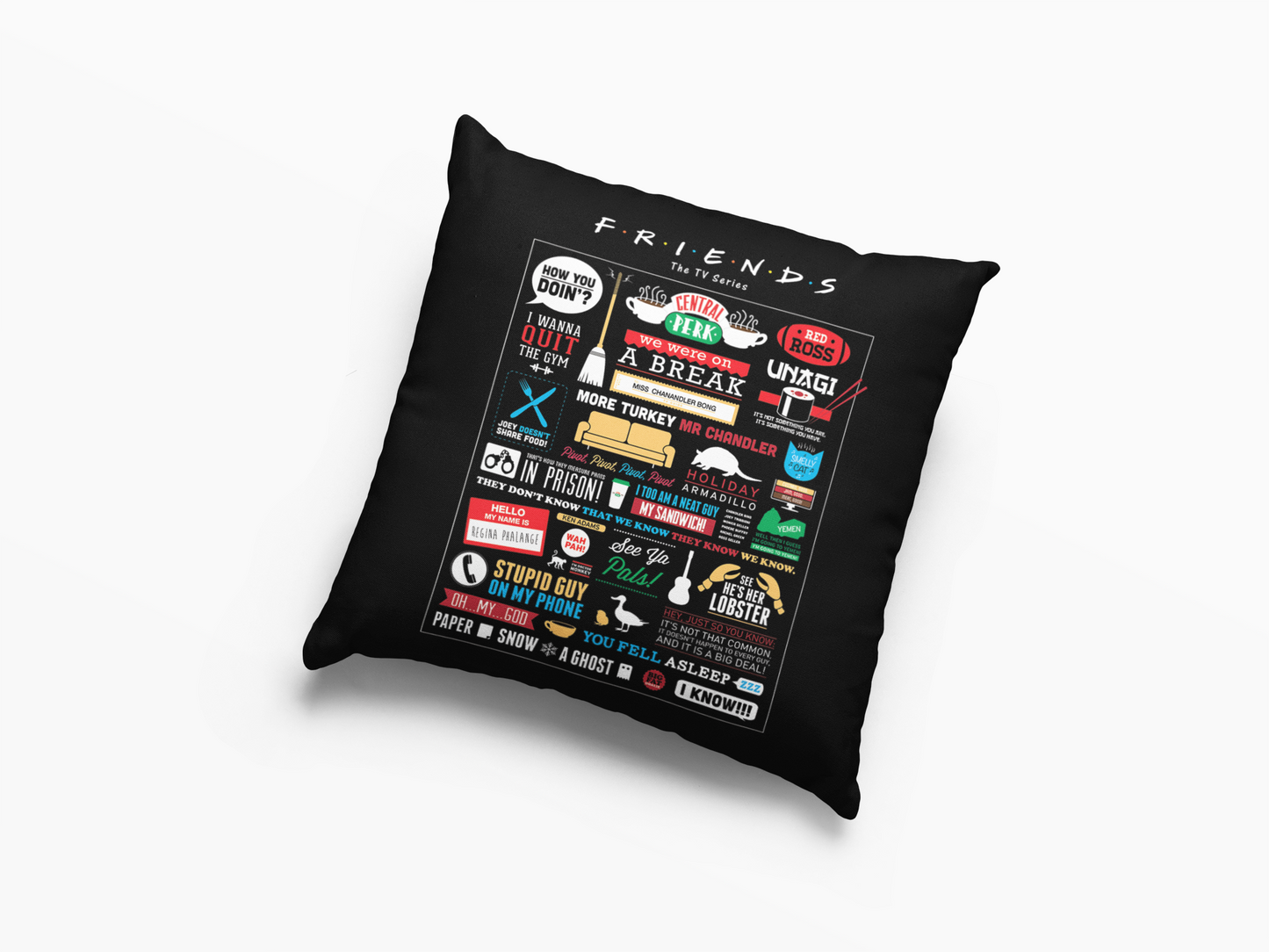 Friends TV Show Poster Cushion Case / Pillow Case
