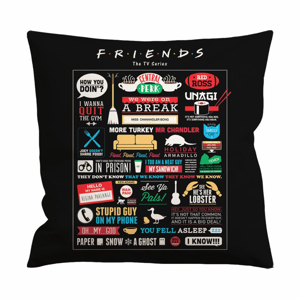 Friends TV Show Poster Cushion Case / Pillow Case