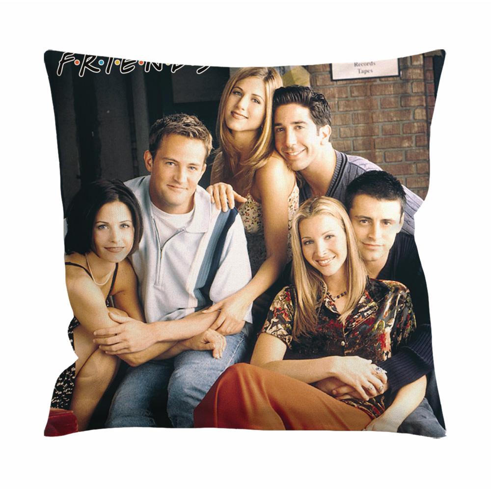Friends TV Show Sitting on Couch Cushion Case / Pillow Case