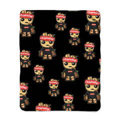 Funny Groot Supreme Collage Blanket