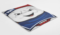 Ghostbusters Marshmallow Face Poster Blanket