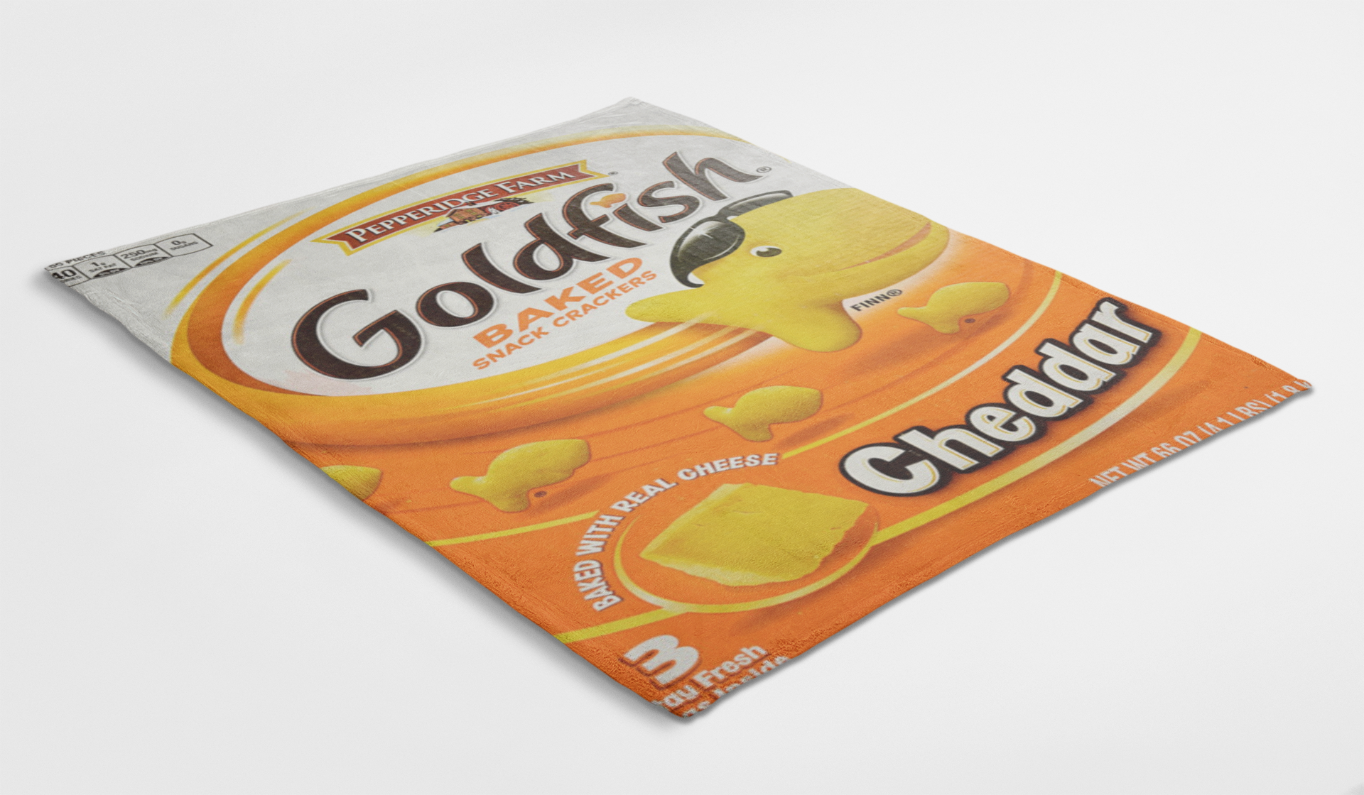 Goldfish Crackers Cheddar Blanket