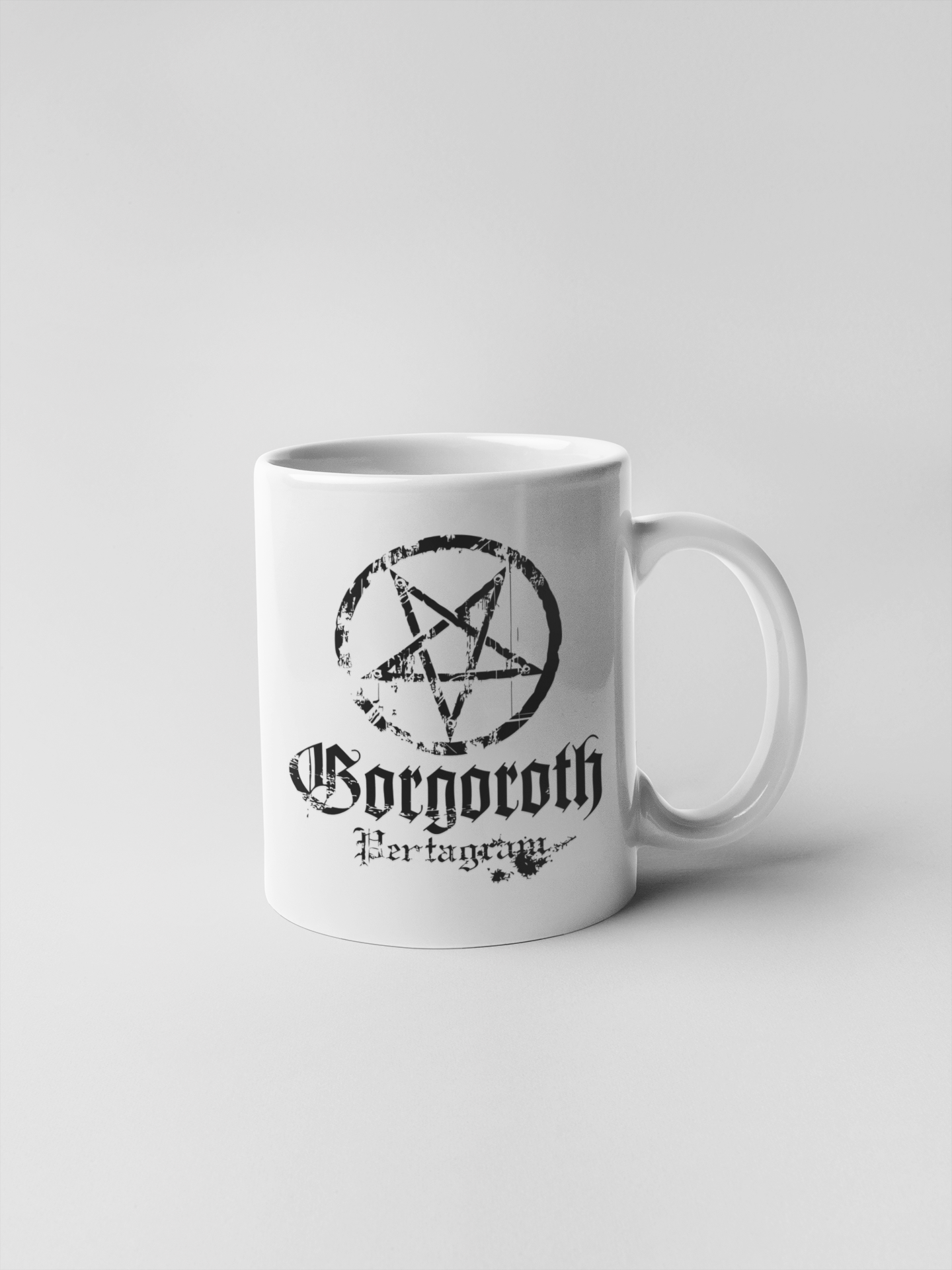 Gorgoroth Pentagram Logo Ceramic Coffee Mugs