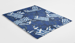 Greece Flag Repeating Blanket