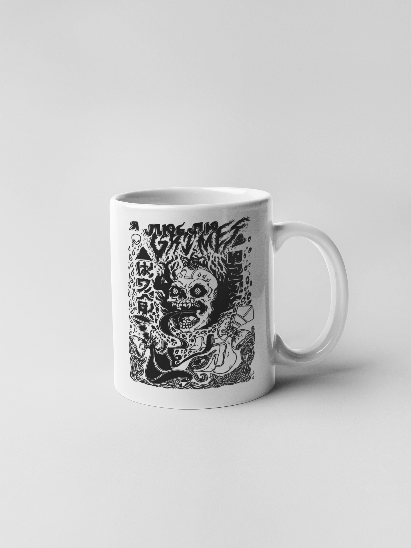 Grimes Visions Album Cover Ceramic Coffee Mugs