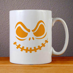 Halloween Pumpkin Face Ceramic Coffee Mugs