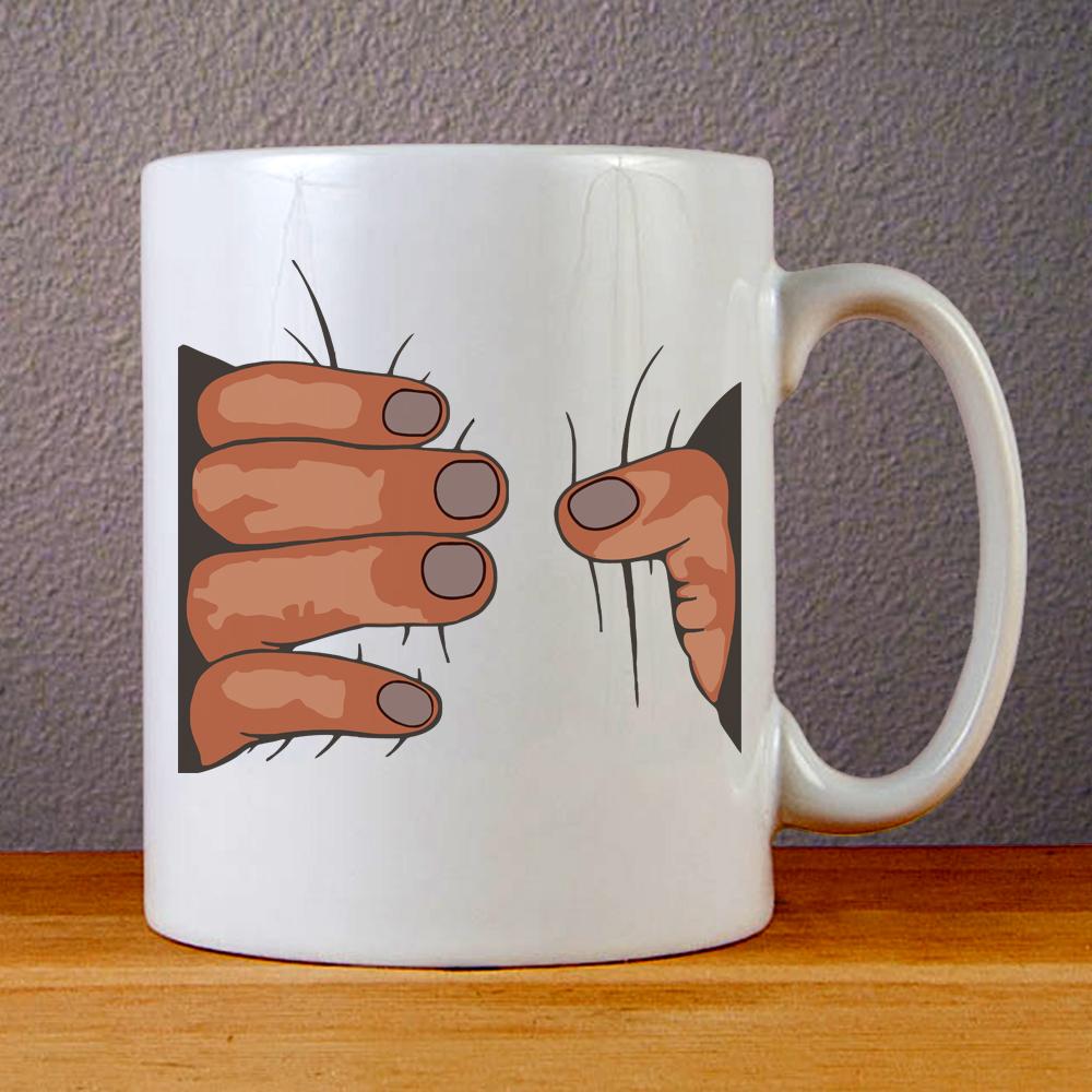 Hand Squeezes Ceramic Coffee Mugs