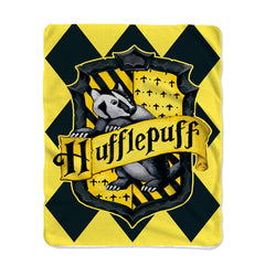 Harry Potter Hufflepuff Crest Logo Blanket