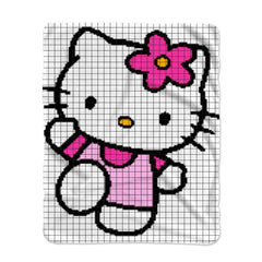 Hello Kitty Pattern Blanket