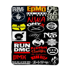 Hip Hop Rapper All Logo Blanket