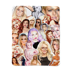 Hot Lindsay Lohan Collage Blanket