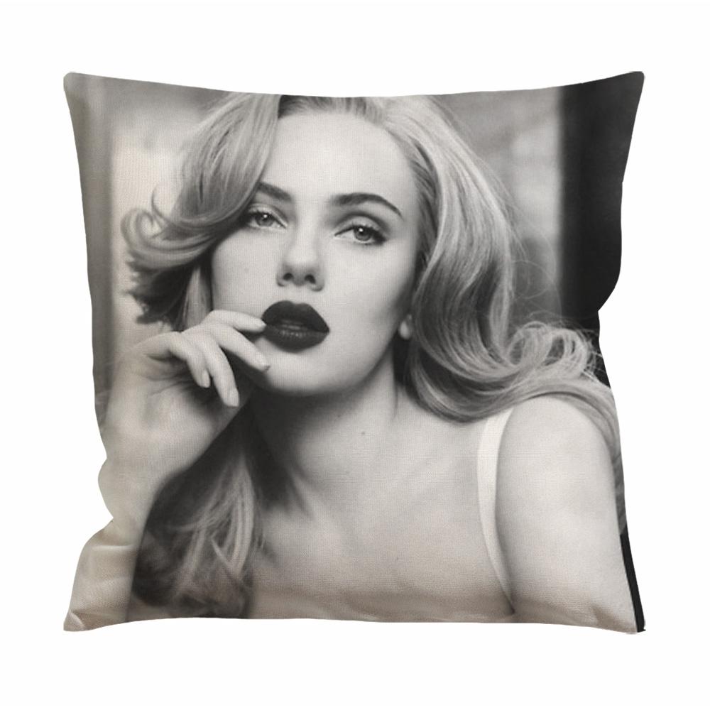 Hot Scarlett Johansson Cushion Case / Pillow Case