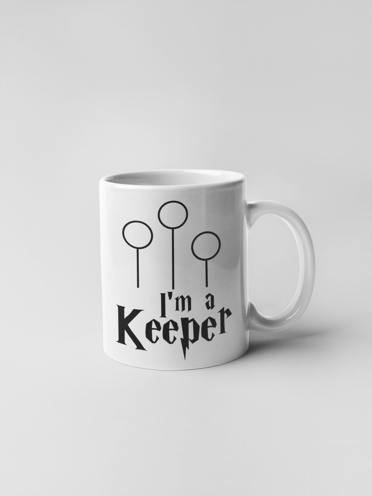 I'm A Keeper Ceramic Coffee Mugs