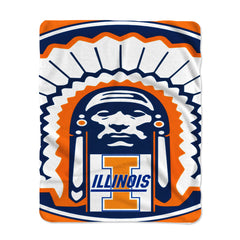 Illinois Fighting Illini football Blanket