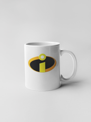 Incredibles Logo Superhero Ceramic Coffee Mugs