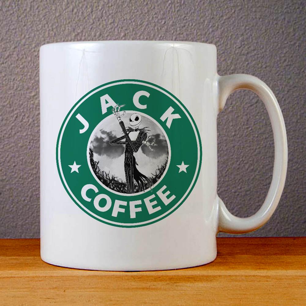 Jack Skellington Coffee Logo Ceramic Coffee Mugs