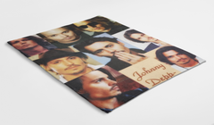 Johnny Depp Face Collage Blanket