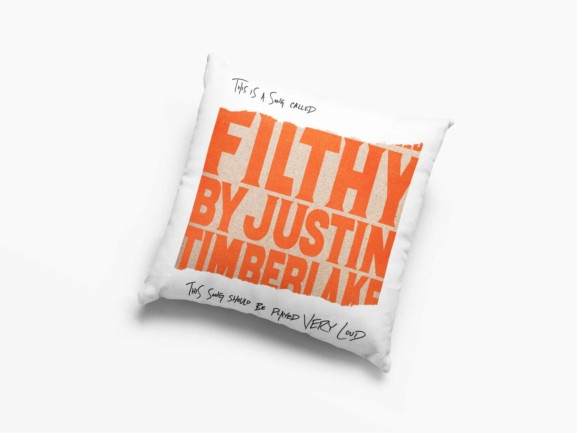 Justin Timberlake Filthy Cover Cushion Case / Pillow Case