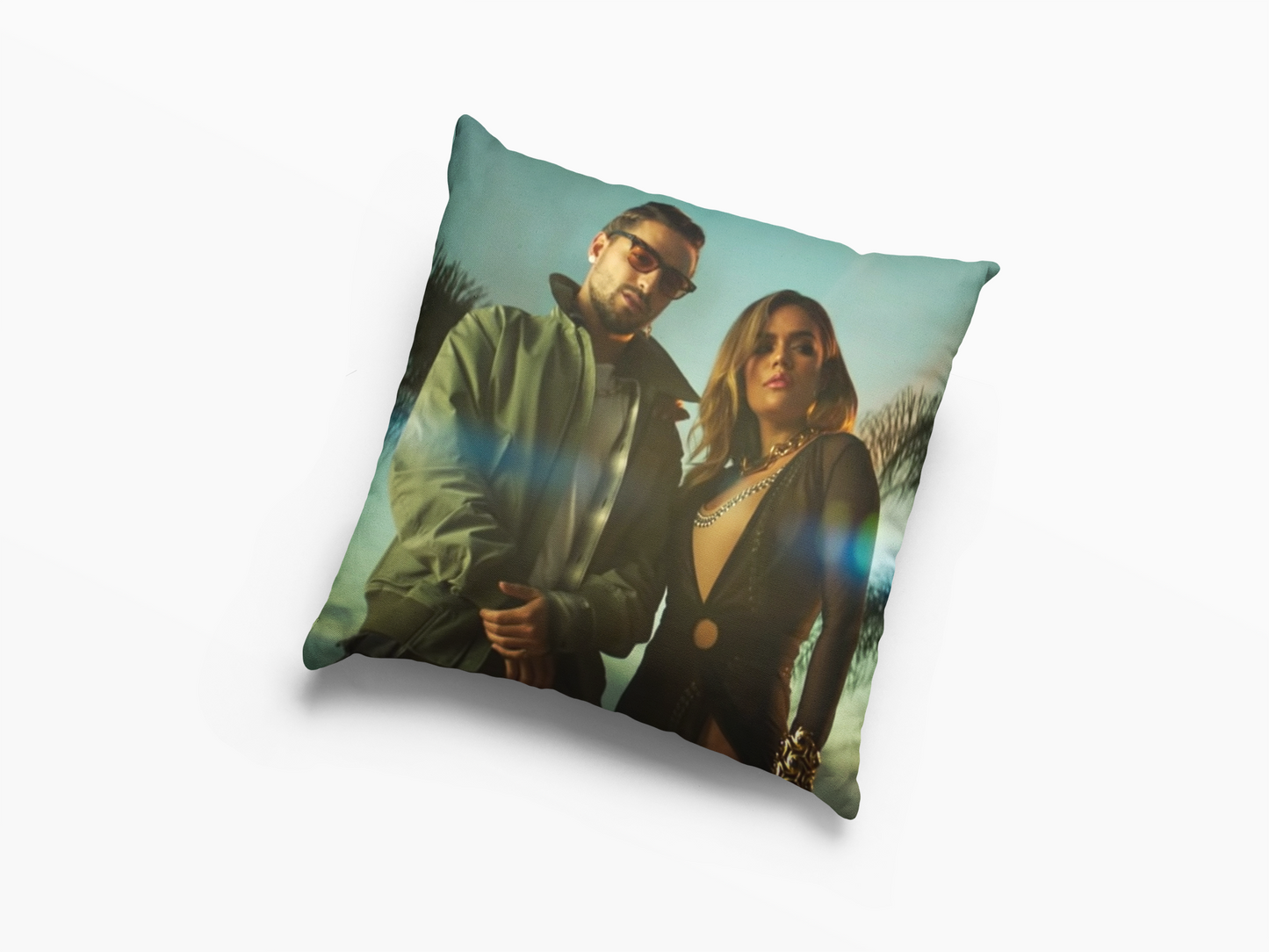 Karol G and Maluma Cushion Case / Pillow Case