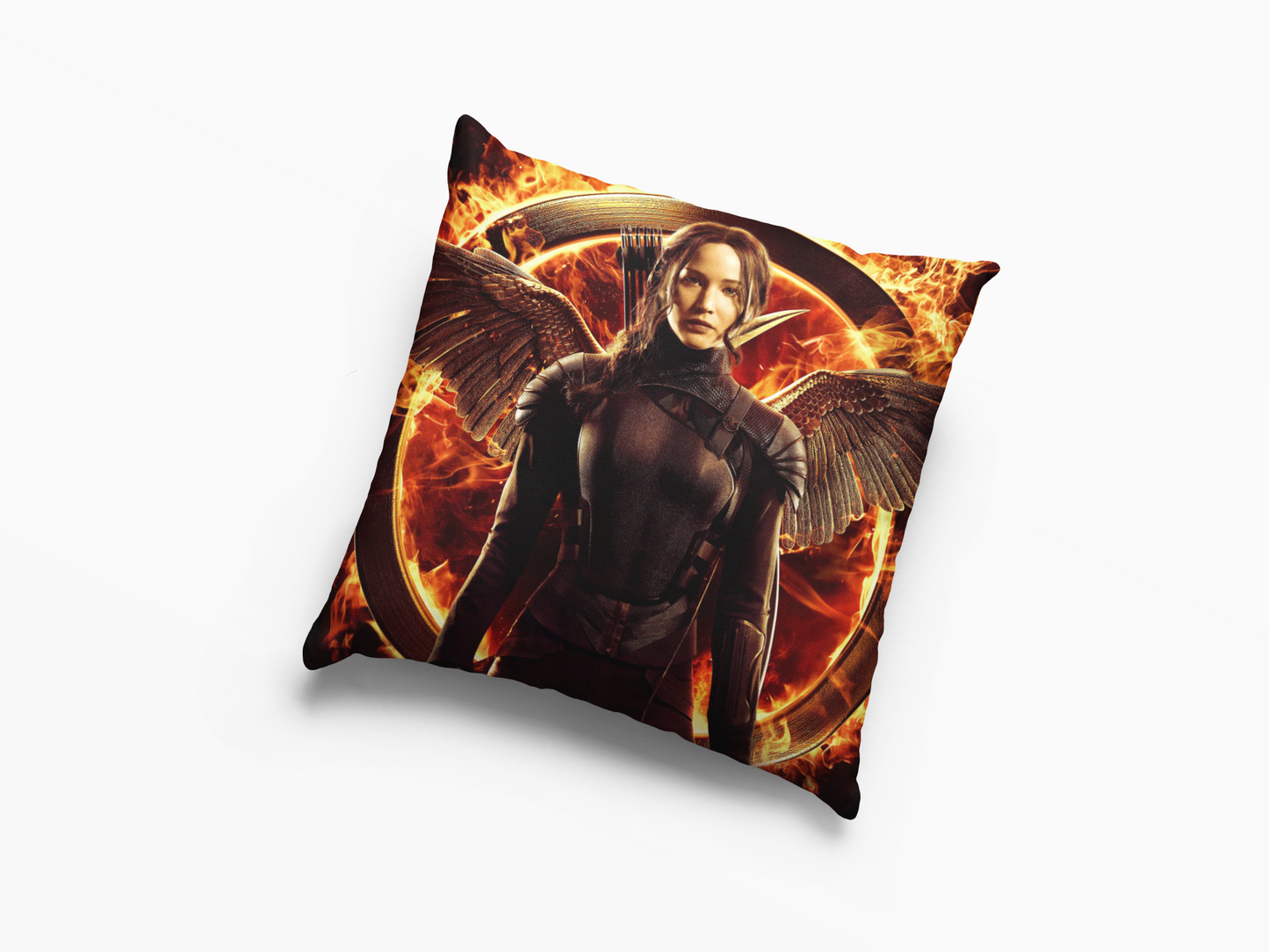 Katniss Everdeen The Hunger Games Mockingjay Poster Cushion Case / Pillow Case