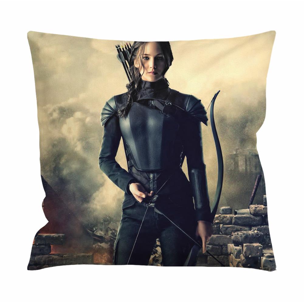 Katniss Everdeen The Hunger Games Mockingjay Cushion Case / Pillow Case