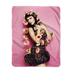 Katy Perry Sunflower Pose Blanket