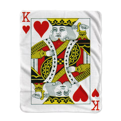 King Of Hearts Poster Blanket