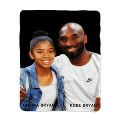 Kobe Bryant and Daughter Blanket