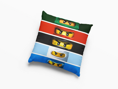 Lego Ninjago Characters Cushion Case / Pillow Case