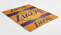Los Angeles Lakers Collage Logo Blanket