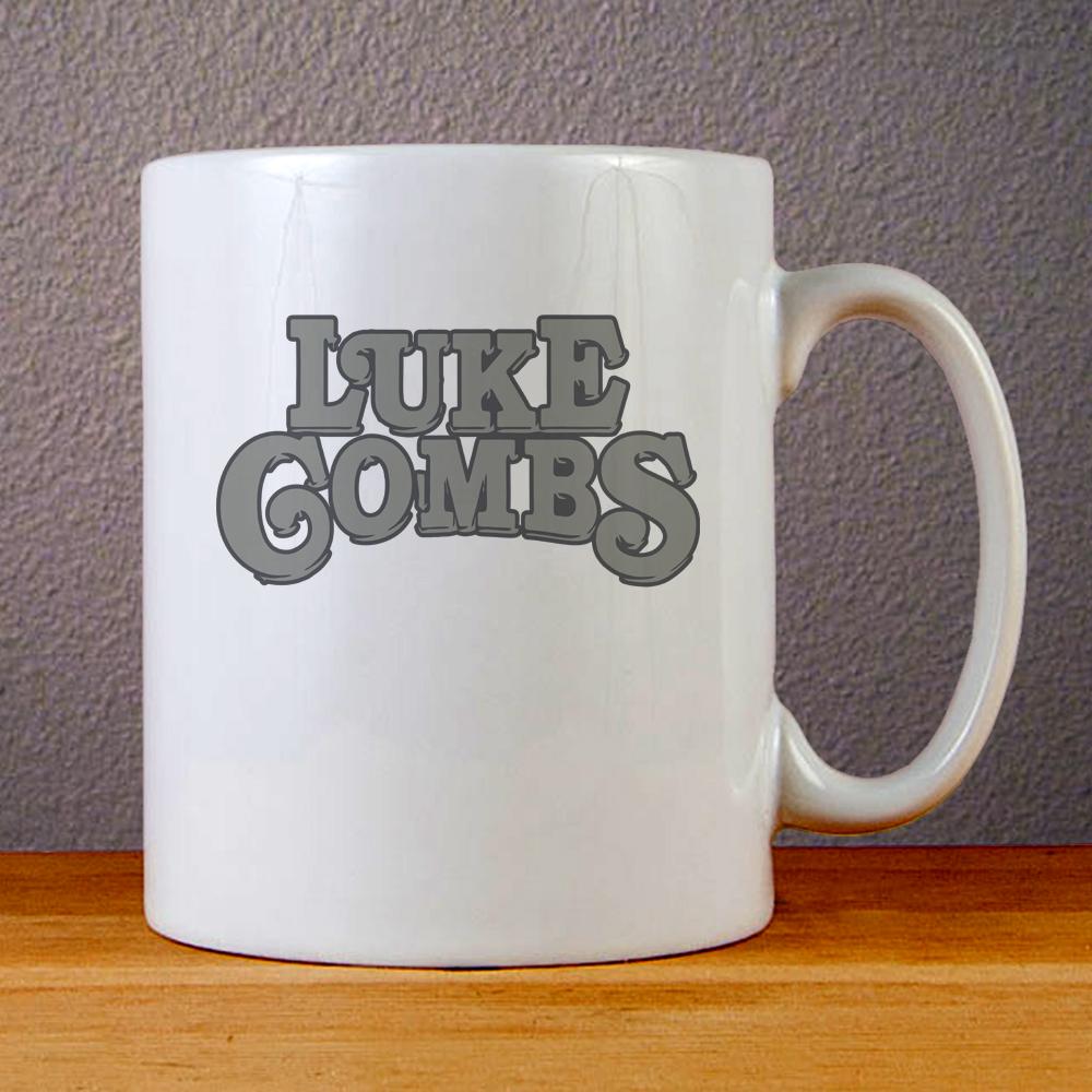 Luke Combs Logo Ceramic Coffee Mugs