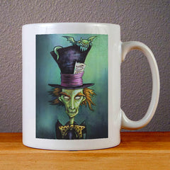 Mad Hatter Tim Burton Ceramic Coffee Mugs