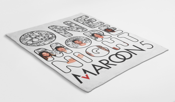 Maroon 5 One More Night College Blanket
