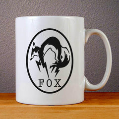 Metal Gear Solid Fox Logo Ceramic Coffee Mugs