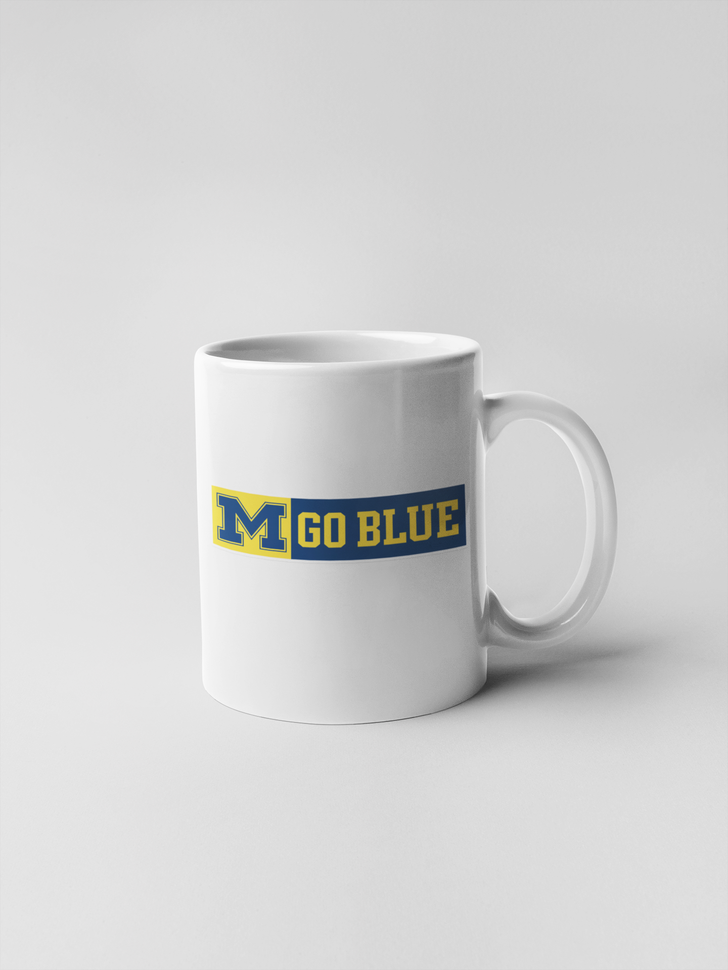 Michigan Go Blue Ceramic Coffee Mugs