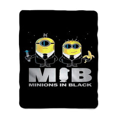Minions In Black Blanket