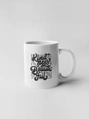 Motivation Lettering Quote kind ness Ceramic Coffee Mugs