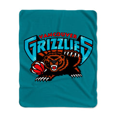 NBA Vancouver Grizzliez Logo Blanket