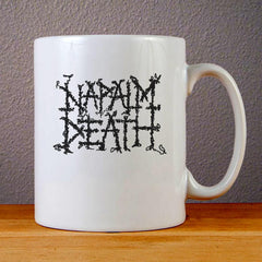 Napalm Death Band Logo Ceramic Coffee Mugs
